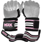 MRX Power Weightlifting Wrist Wraps Premium Quality Bodybuilding Gym Workout Straps