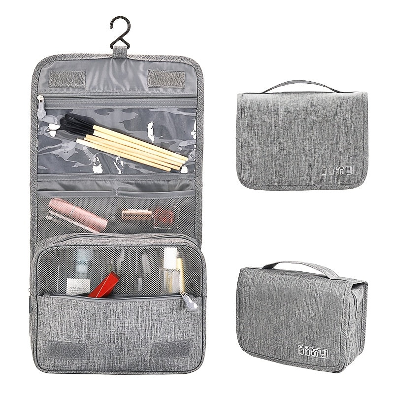 3Layer Hanging Toiletry Bag Travel Storage  More