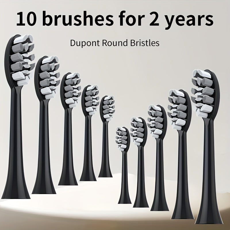 Rechargeable Electric Toothbrush Set for Couples  USB Metal Shaft