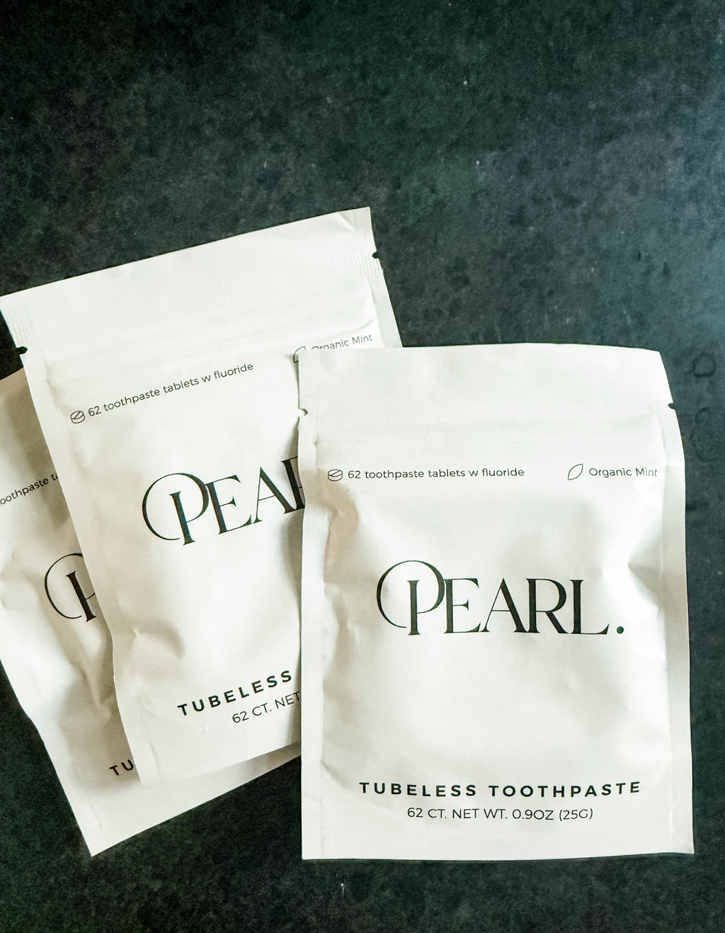 Fluoride Mint Toothpaste Tablets | 186 Tablets | 3 Refill Pouches