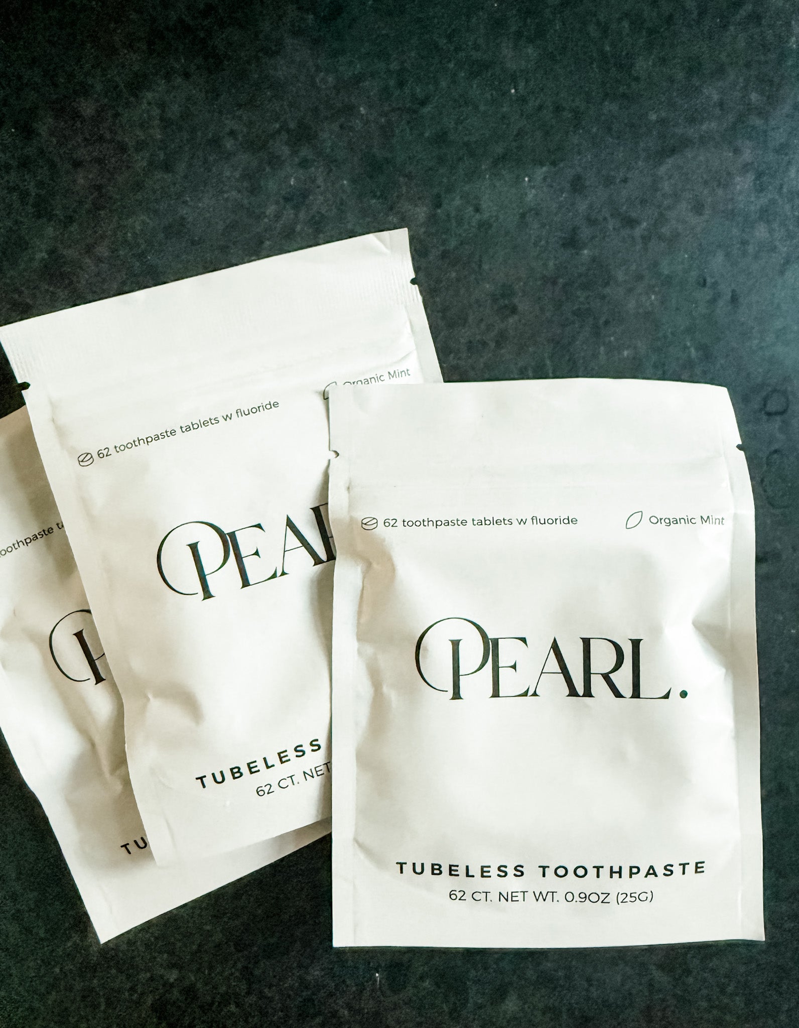 Fluoride Mint Toothpaste Tablets | 186 Tablets | 3 Refill Pouches