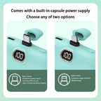 Mini Power Bank 2000/5000mAh Built Cable Portable Mobile Charger Fast Charger