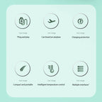 Mini Power Bank 2000/5000mAh Built Cable Portable Mobile Charger Fast Charger