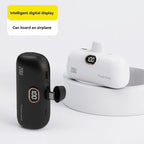 Mini Power Bank 2000/5000mAh Built Cable Portable Mobile Charger Fast Charger